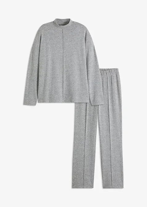 Oversized loungewear kosedress i mykt materiale, bonprix