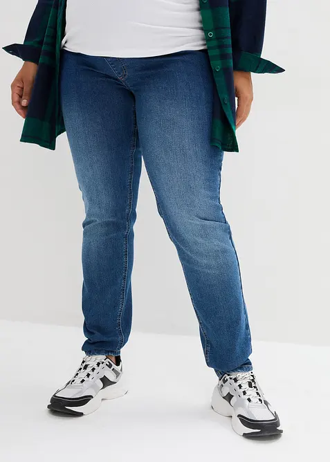 Mammajeggings med bomull (2-pack), Skinny, bonprix