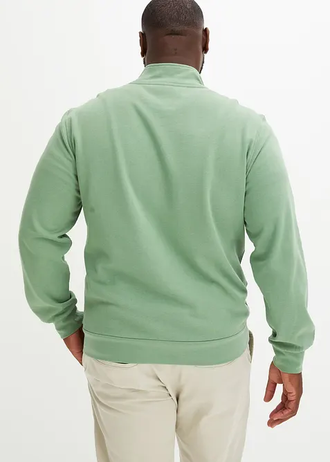 Sweatshirt med troyer-krage, bonprix