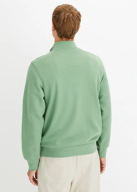 Sweatshirt med troyer-krage, bonprix