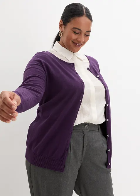 Cardigan i smal modell, bonprix