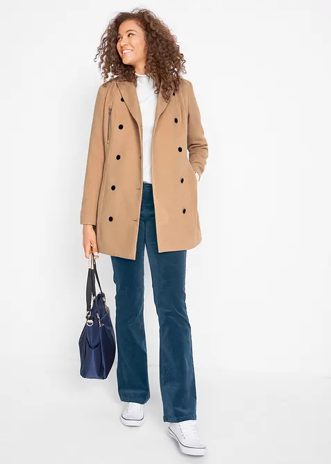 Stretch-cordbukse, Bootcut, bonprix