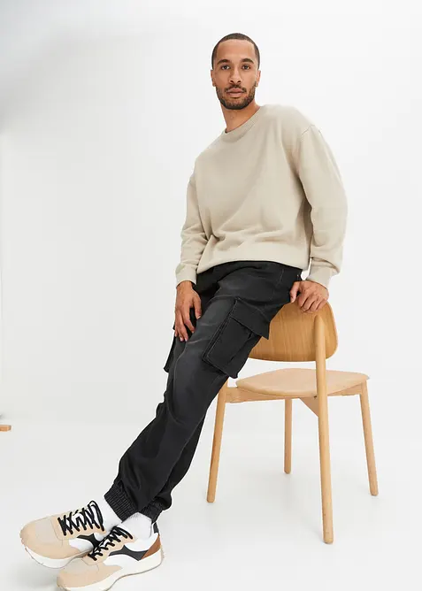 Slim Fit pull-on sweatjeans, Straight, bonprix