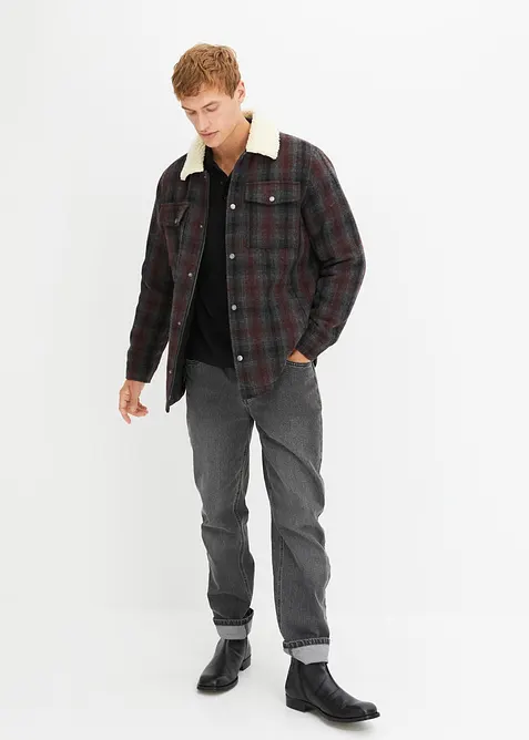 Piqu&eacute;-poloshirt, lang arm, bonprix