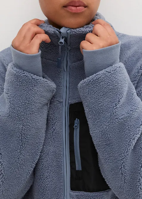 Jakke i teddyfleece, bonprix