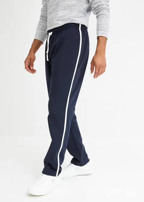 Joggebukse med kontrastfargede detaljer, Loose Fit (2-pack), bonprix
