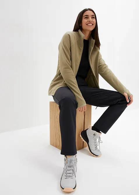 Softshellbukse med stretch og komfortlinning, vannavstøtende, bonprix