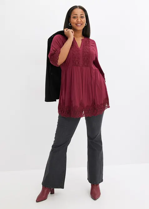 Trikottunika i viskose, bonprix