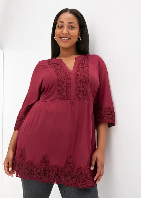 Trikottunika i viskose, bonprix