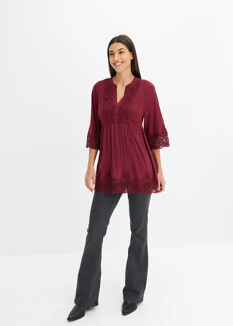 Trikottunika i viskose, bonprix