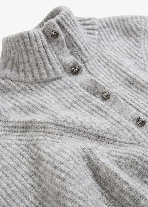 Oversized ullgenser med alpakka, bonprix