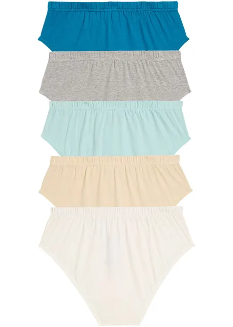 Truse med myk, økologisk bomull (5-pack), bonprix