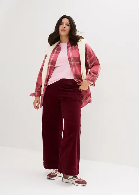 Flanellskjorte av 100% bomull, bonprix