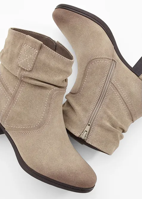 Cowboy-ankelstøvletter med behagelig bredde fra Jana, Jana