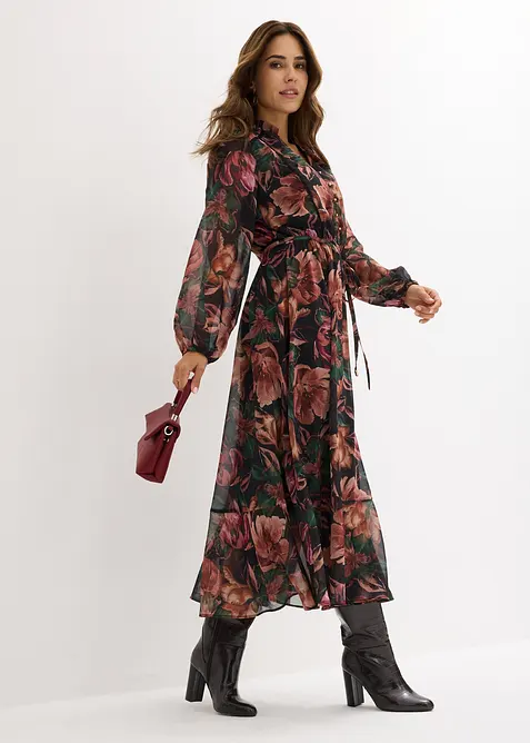 Chiffonkjole, bonprix