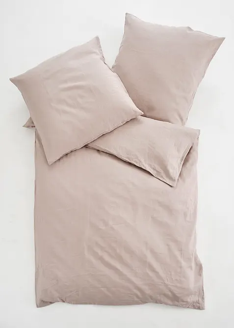 Forseggjort sengesett i lin, bonprix