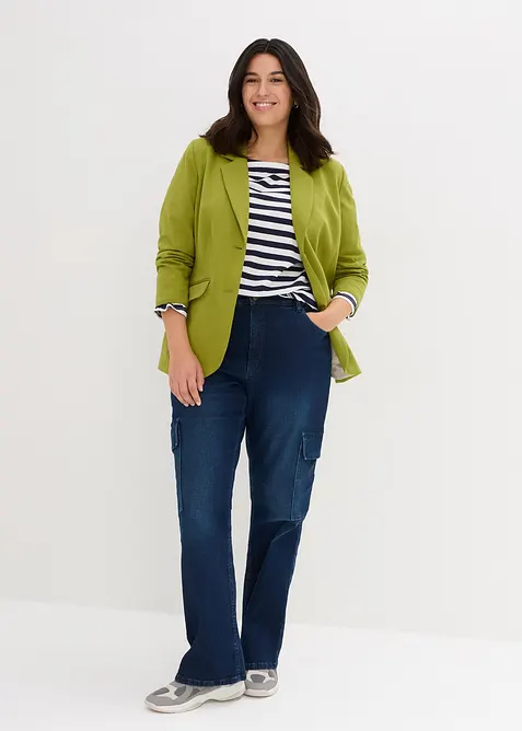 Jersey-blazer i bomull, bonprix