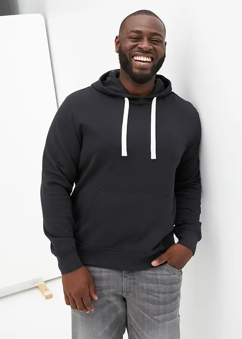 Hettegenser i 100% bomull, bonprix