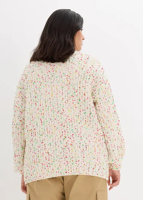 Oversized, grovstrikket genser, bonprix