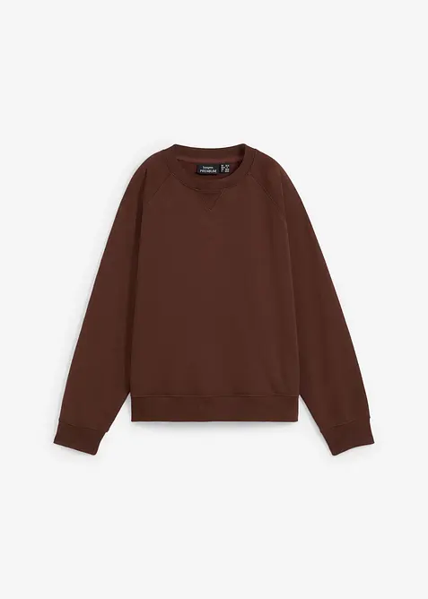 Oversized sweatshirt i formstabil, 100% økologisk bomull, bonprix