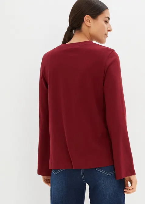 Essential langermet shirt i kraftig bomullskvalitet, bonprix