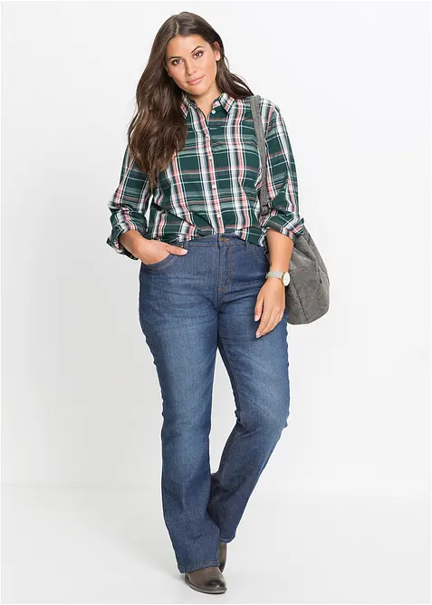 Varmende bootcut-jeans High Waist, bonprix