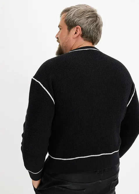 Genser med resirkulert bomull, Loose Fit, bonprix