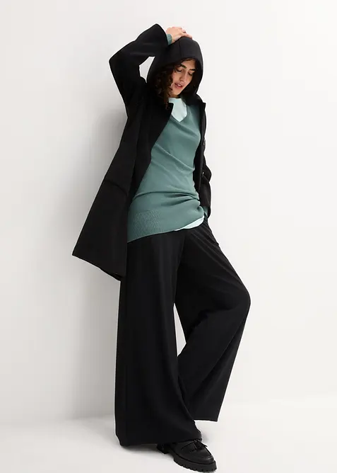 Lang basic-genser med V-hals, bonprix