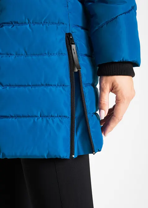 Lang, vattert jakke, bonprix