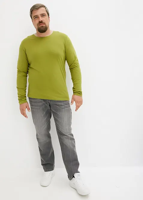 Langermet topp (3-pack), bonprix