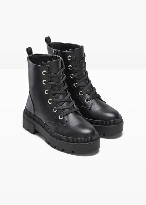 Boots med sn&oslash;ring, bonprix