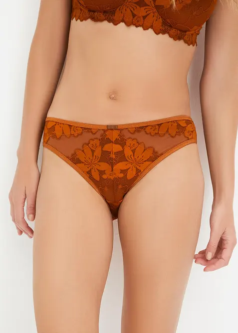 Truse i fint blondemateriale, bonprix