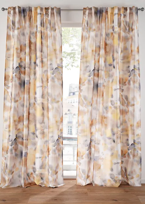 Gardin med print (1-pack), bonprix