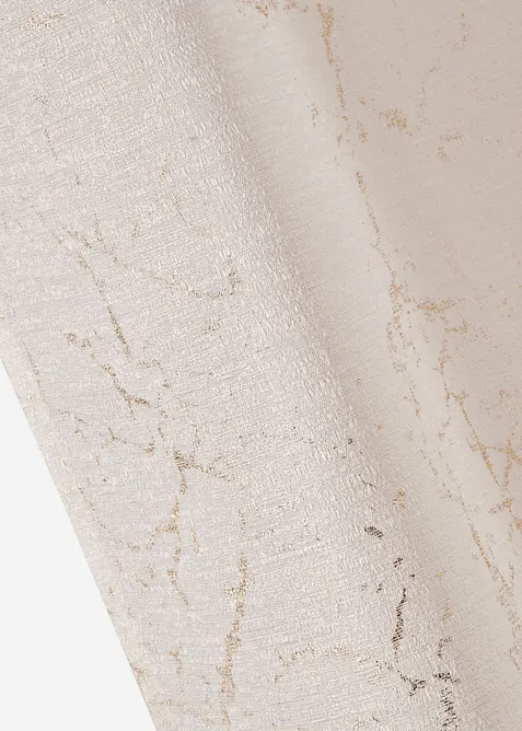 Gardin med glans-print (1-pack), bonprix