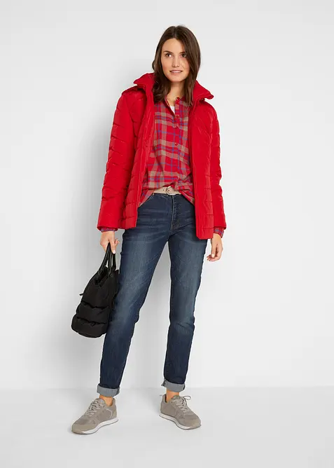 Lett vattert jakke med avtagbar hette, bonprix