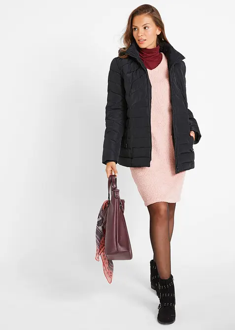 Lett vattert jakke med avtagbar hette, bonprix