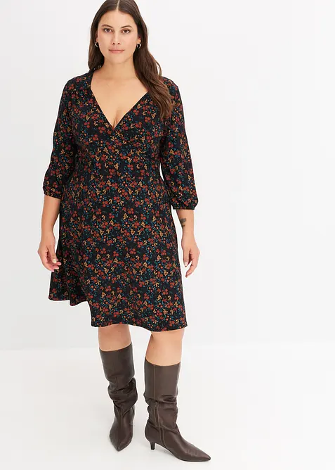 Minikjole av viskosemiks, bonprix