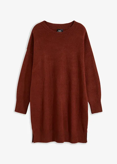 Oversized strikket kjole, bonprix