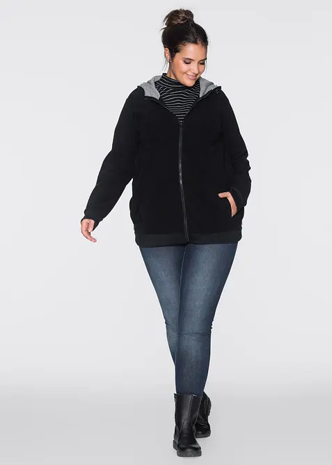 2-i-1-mamma-/b&aelig;rejakke i fleece, bonprix