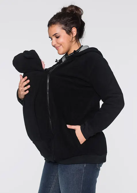2-i-1-mamma-/b&aelig;rejakke i fleece, bonprix