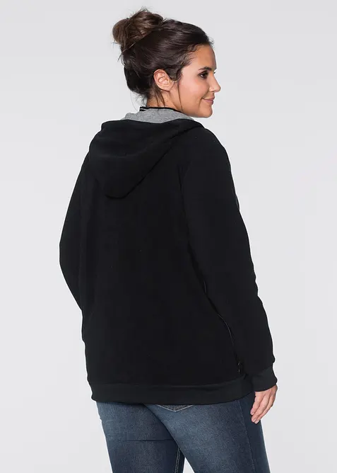 2-i-1-mamma-/b&aelig;rejakke i fleece, bonprix