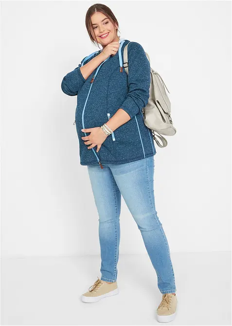 Mammajakke i fleece med bæreinnlegg, bonprix