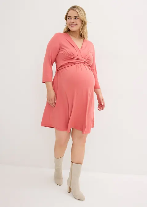 2-i-1-mamma- og ammekjole av viskosestretch, bonprix