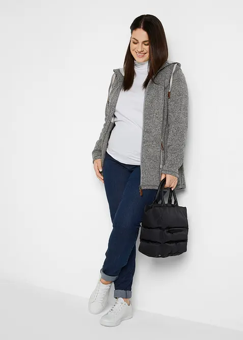 Mammajakke i fleece med b&aelig;reinnlegg, bonprix