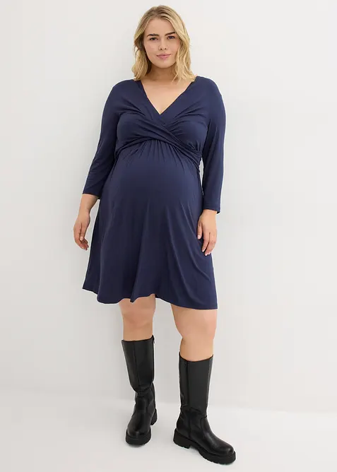 2-i-1-mamma- og ammekjole av viskosestretch, bonprix