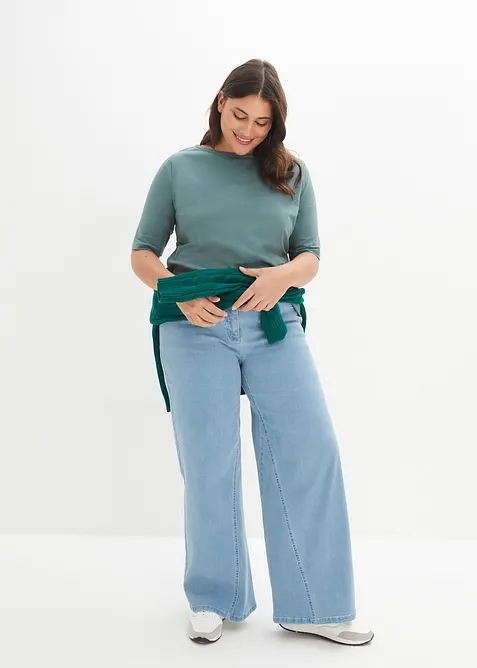 Topp med båthals, bonprix