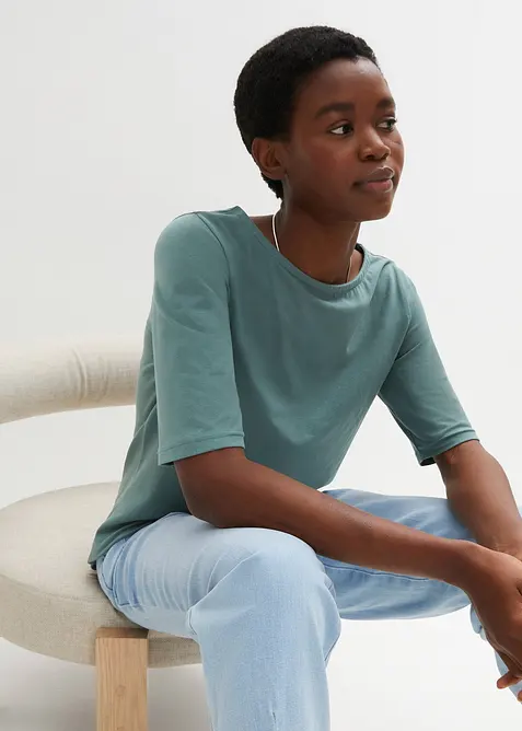 Topp med båthals, bonprix