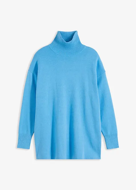 Ribbestrikket genser i 100% bomull, bonprix