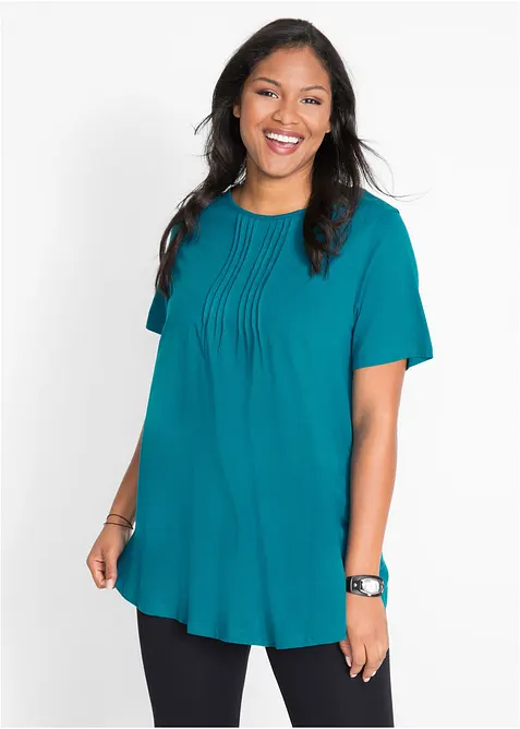 T-skjorte i A-fasong, kortermet, bonprix