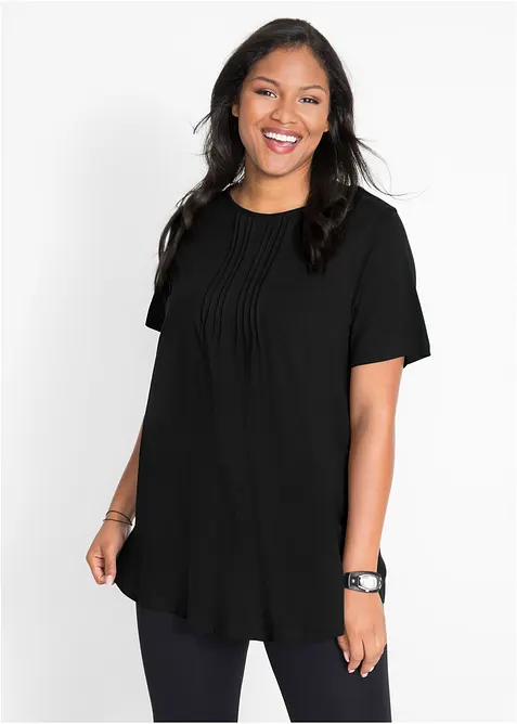 T-skjorte i A-fasong, kortermet, bonprix